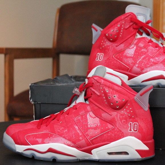 Jordan 6 Retro Slam Dunk 2014 717302-600 - Picture 1 of 9